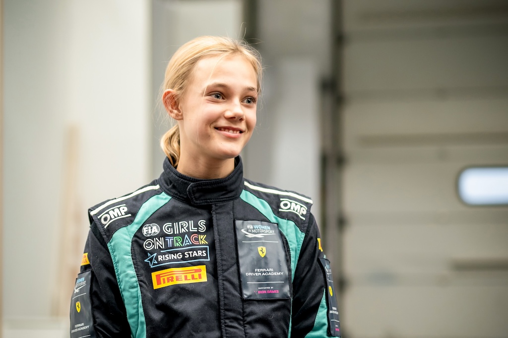 Udvalgt af selveste Ferrari: 14-årige Alba kæmpede sig gennem nåleøjet
(Foto: FIA Women In Motorsport)